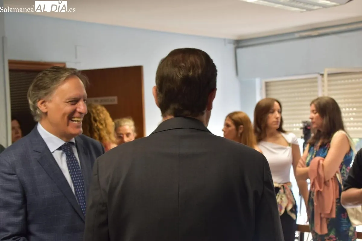 Votación en Salamanca del proceso Congresual nacional de los 'populares' en el que Alberto Núñez Feijóo es el único candidato. Foto de Elena Rodríguez