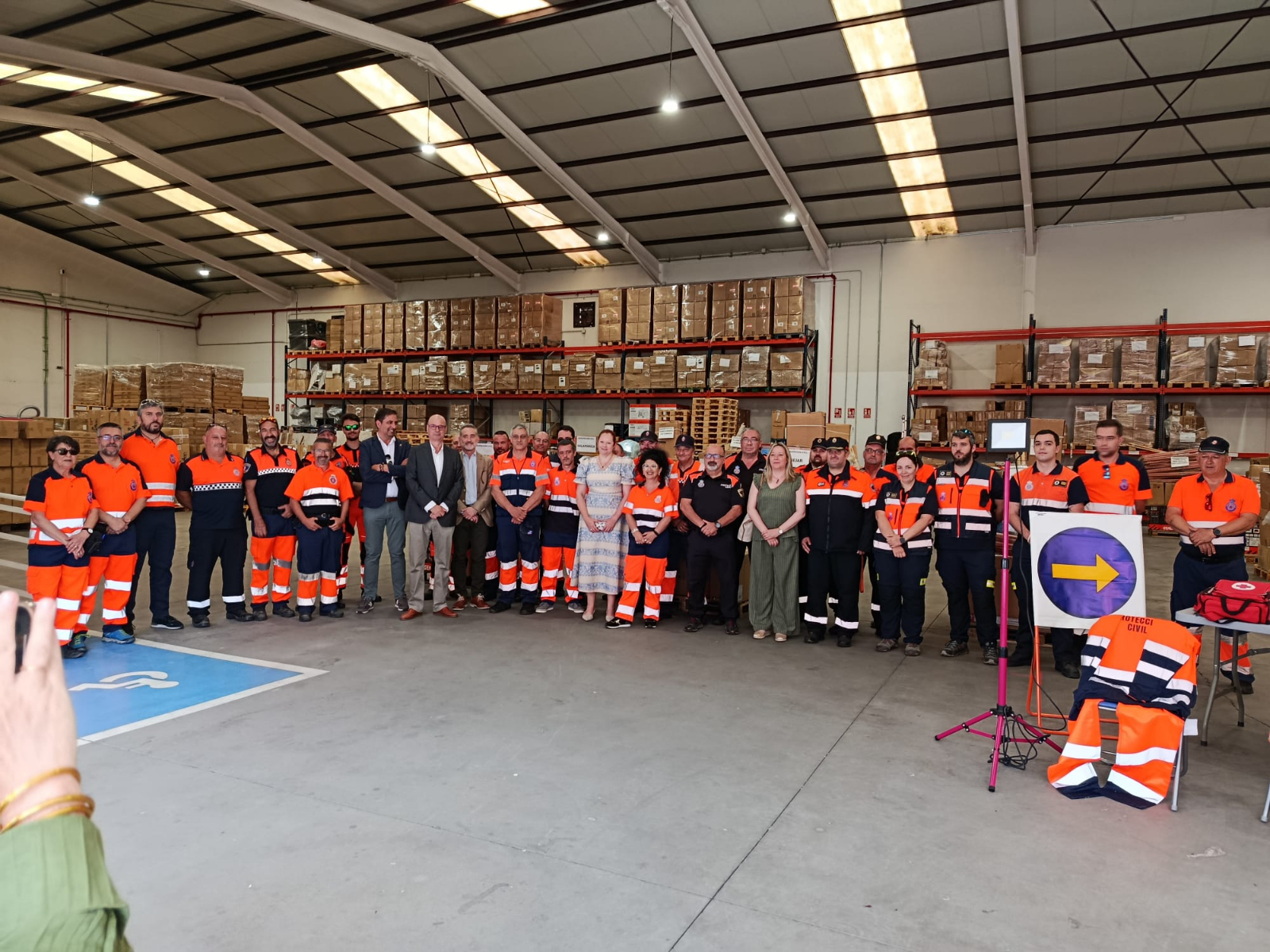 Protección Civil Santa Marta recibe nuevo equipo de la Junta