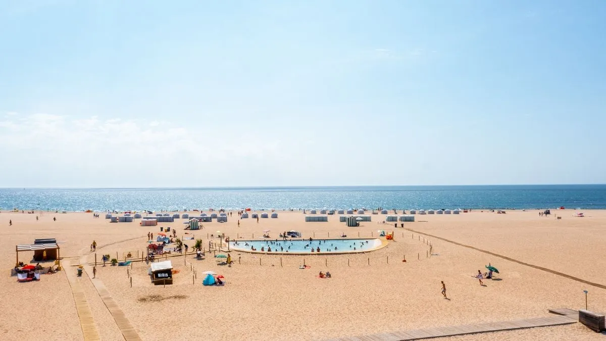 Piscina salada en Praia da Claridade, Figueira da Foz (Portugal) 