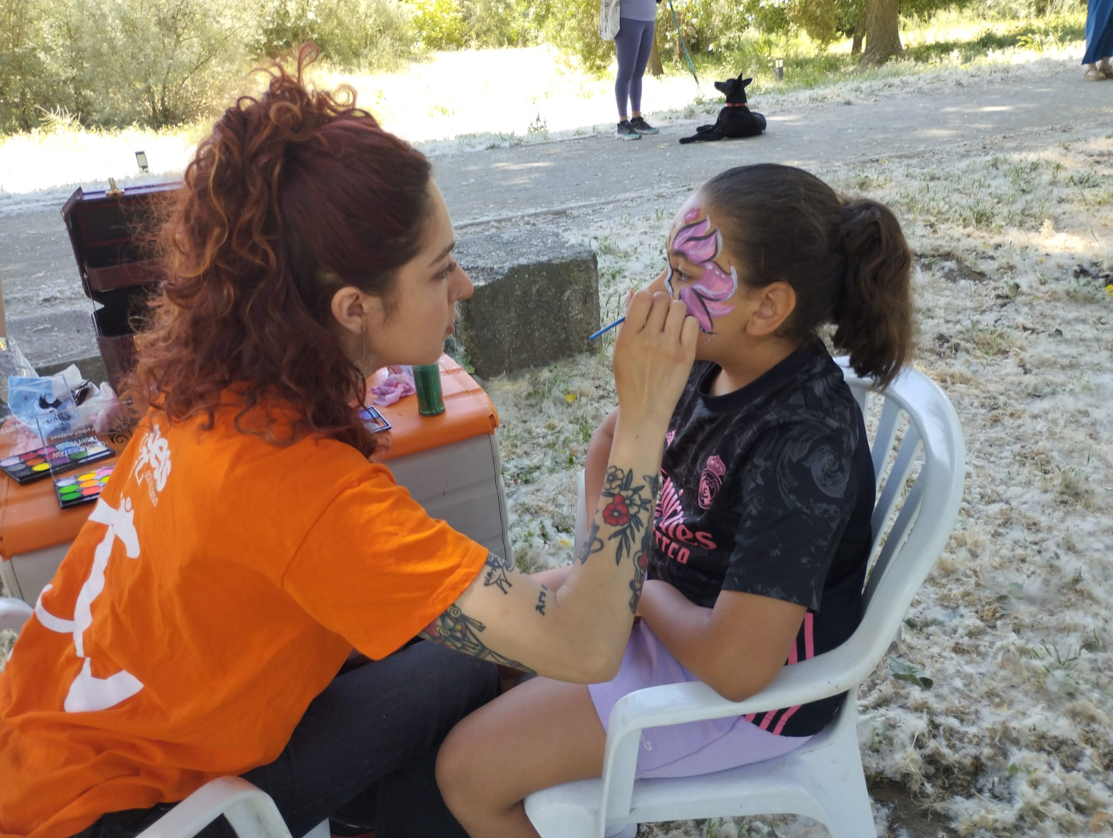Pintacaras en Santa Marta para celebrar la Semana del Medioambiente
