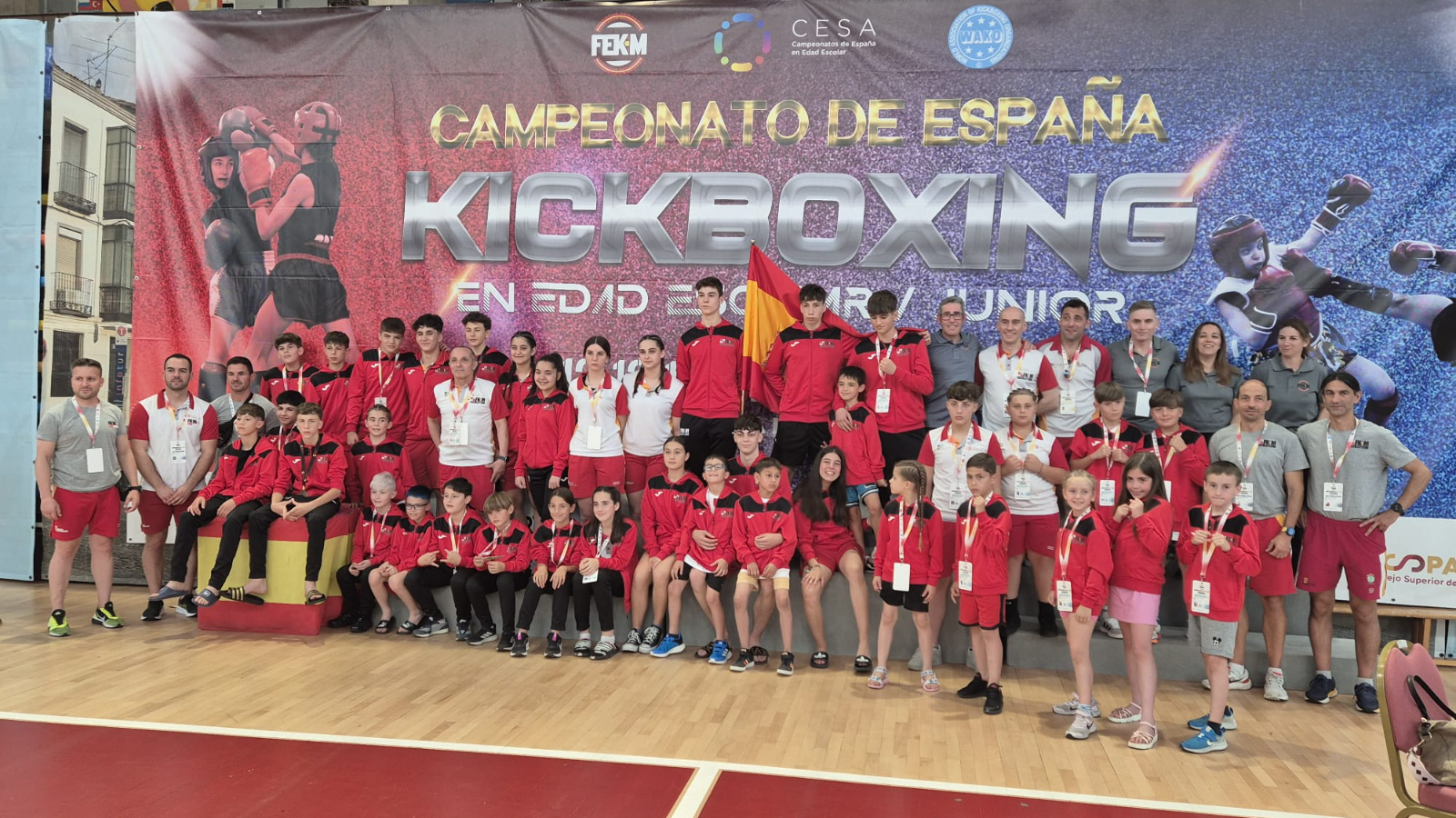La Federación de Kickboxing y Muaythai de Castilla y León, sexta en el medallero general en el Campeonato de España