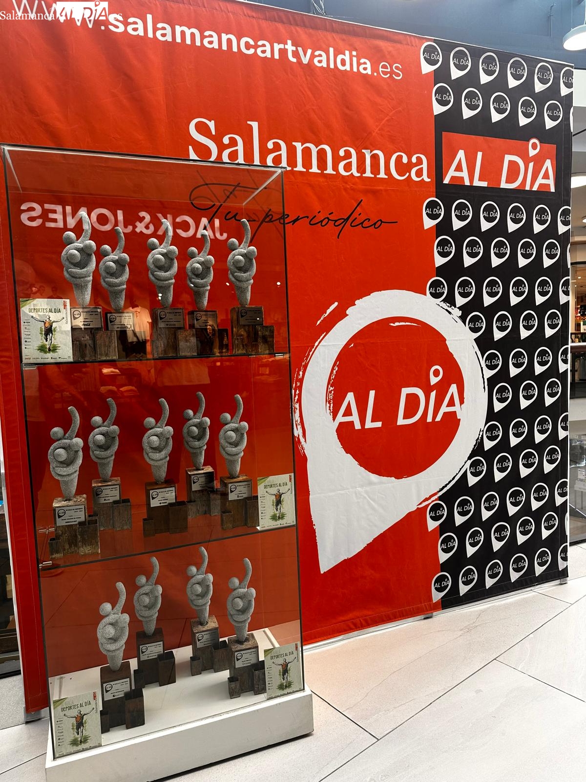 ¡Ya puedes ver los trofeos de la III Gala con el Deporte Salmantino en el Centro Comercial El Tormes!