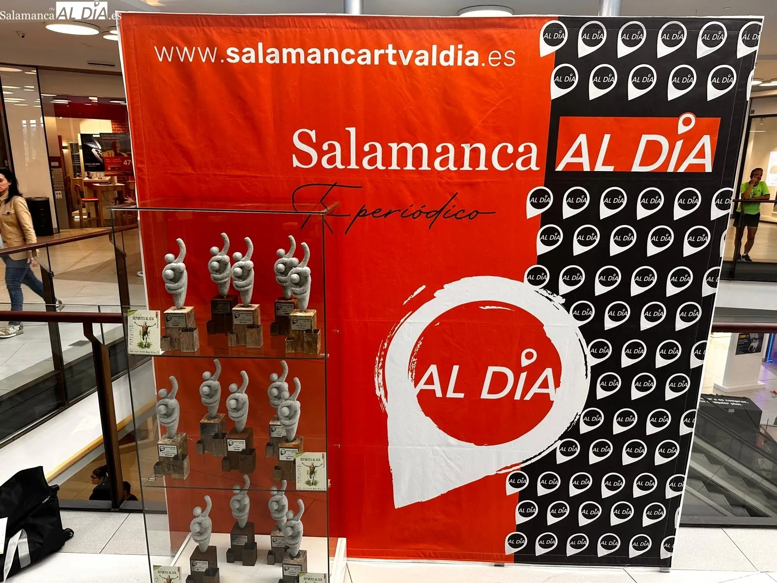 Foto 3 - &iexcl;Ya puedes ver los trofeos de la 'III Gala AL D&Iacute;A con el Deporte Salmantino' en el Centro Comercial El Tormes!