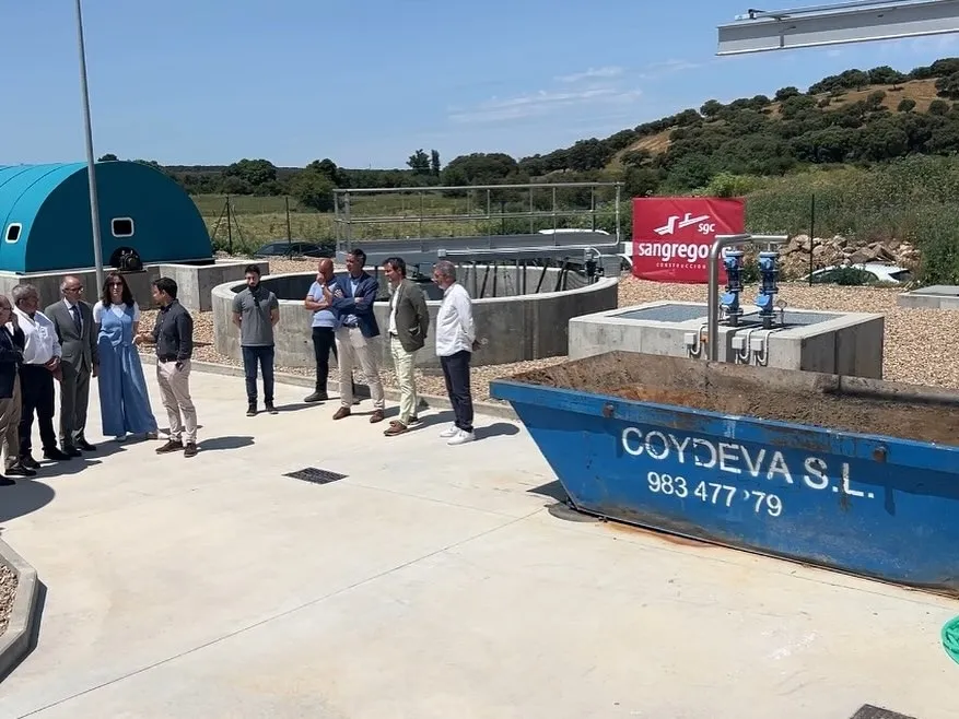 Foto 3 - Ponen en marcha la nueva depuradora de Matilla de los Ca&ntilde;os del R&iacute;o con una inversi&oacute;n de m&aacute;s de medio mill&oacute;n de euros