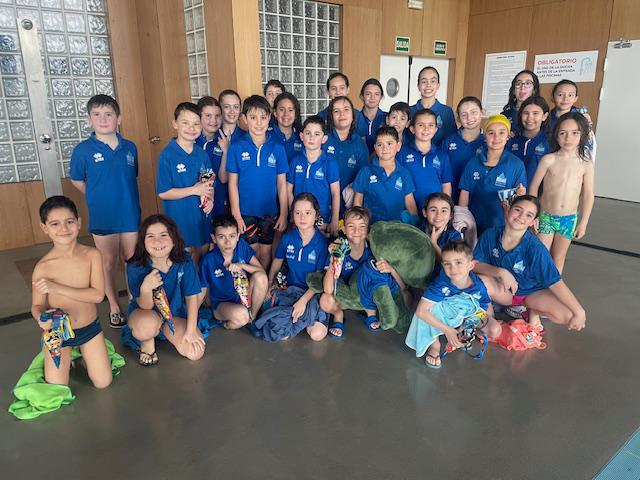 Los benjamines del CD Acuático, subcampeones de Liga y del Campeonato Autonómico