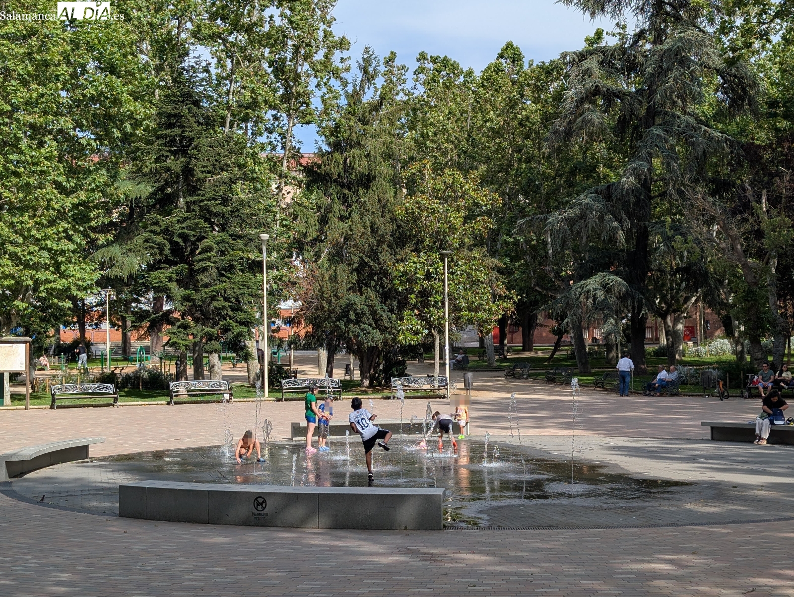 Calor en Salamanca: la fuente de La Alamedilla, piscina