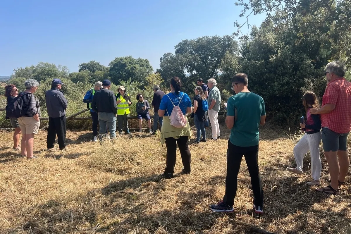 Guiados por la geóloga Vanessa Leonor Escobar, el itinerario recorrió Ledesma, la mina de Gejo de los Reyes y el embalse de Almendra