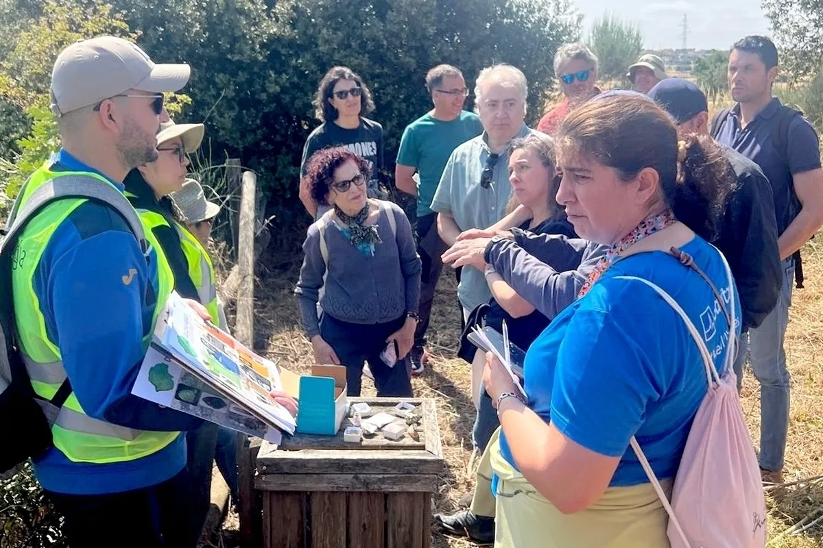 Guiados por la geóloga Vanessa Leonor Escobar, el itinerario recorrió Ledesma, la mina de Gejo de los Reyes y el embalse de Almendra