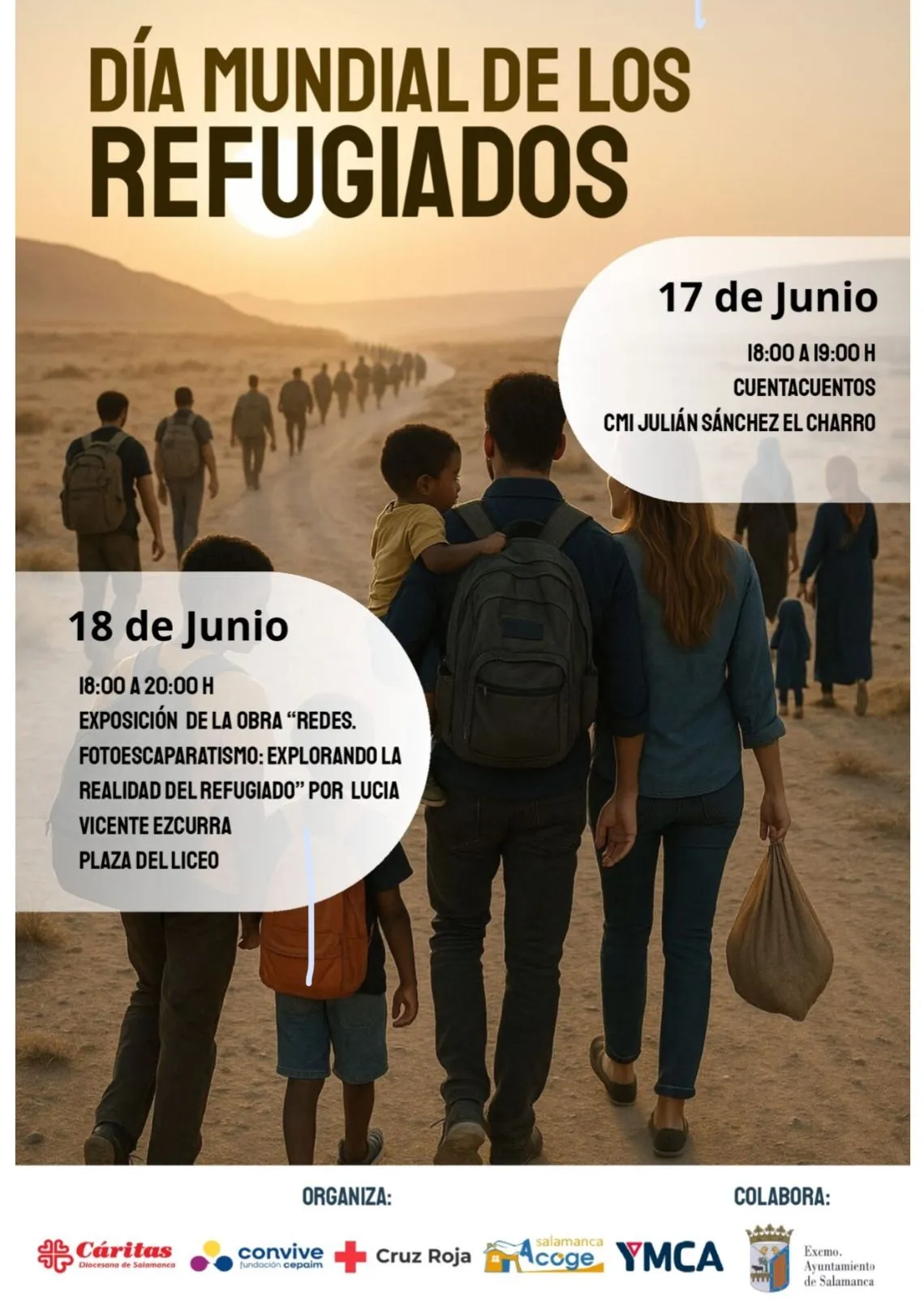 Foto 2 - Salamanca conmemora el D&iacute;a Mundial del Refugiado con cuentacuentos y una exposici&oacute;n fotogr&aacute;fica