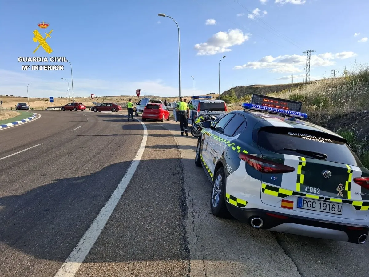 Imagen de esta intervención facilitada de la Guardia Civil de Salamanca