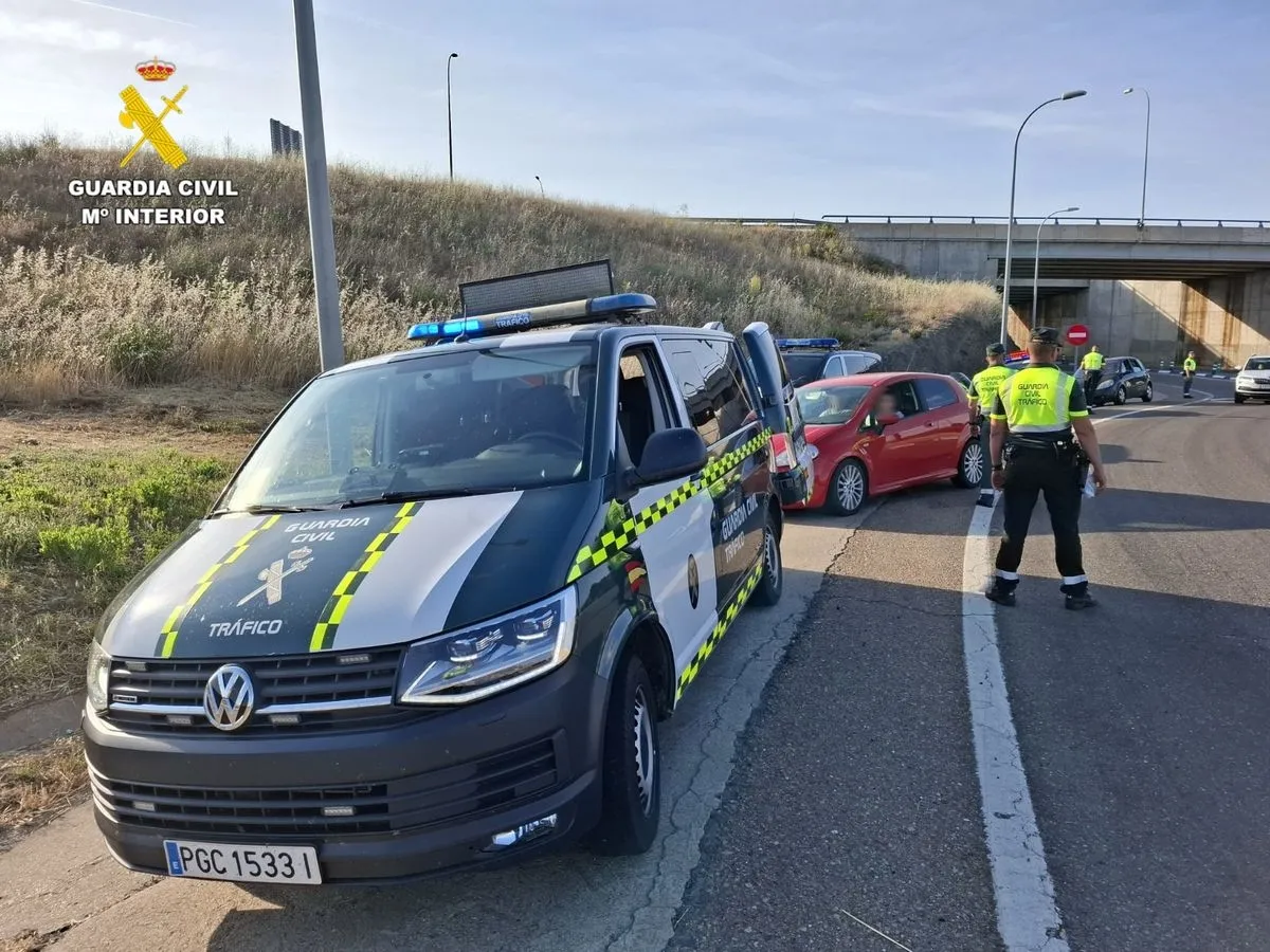 Imagen de esta intervención facilitada de la Guardia Civil de Salamanca