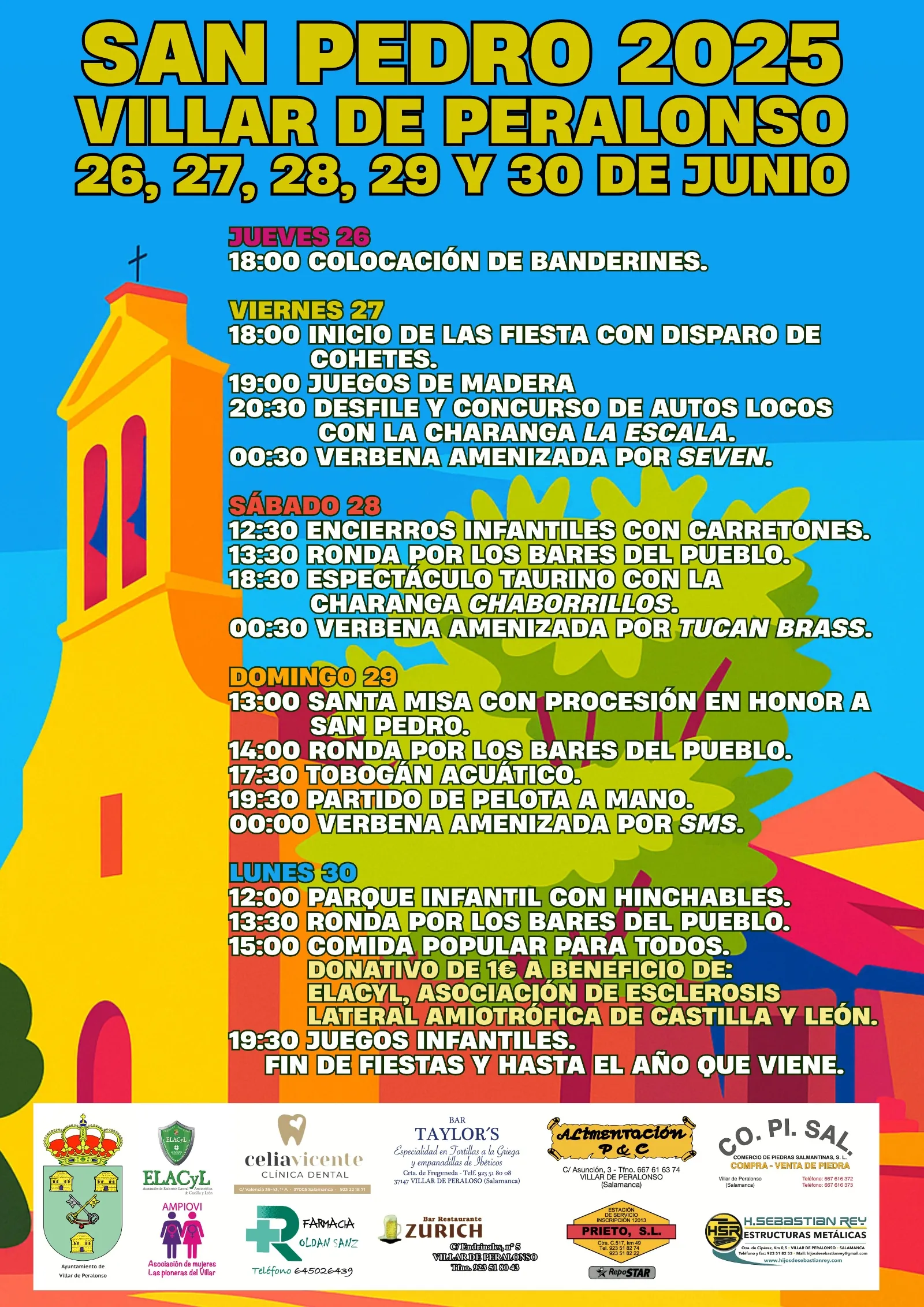Foto 4 - Las fiestas de San Pedro en Villar de Peralonso: autos locos, tradici&oacute;n taurina y apoyo solidario a ELACYL