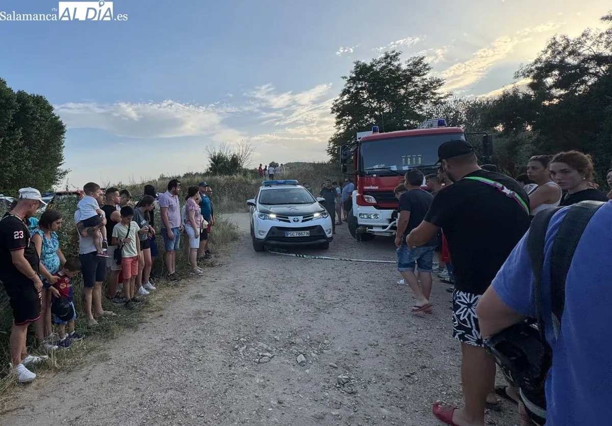 Foto 2 - Buscan a un menor en el r&iacute;o Tormes a su paso por Alba