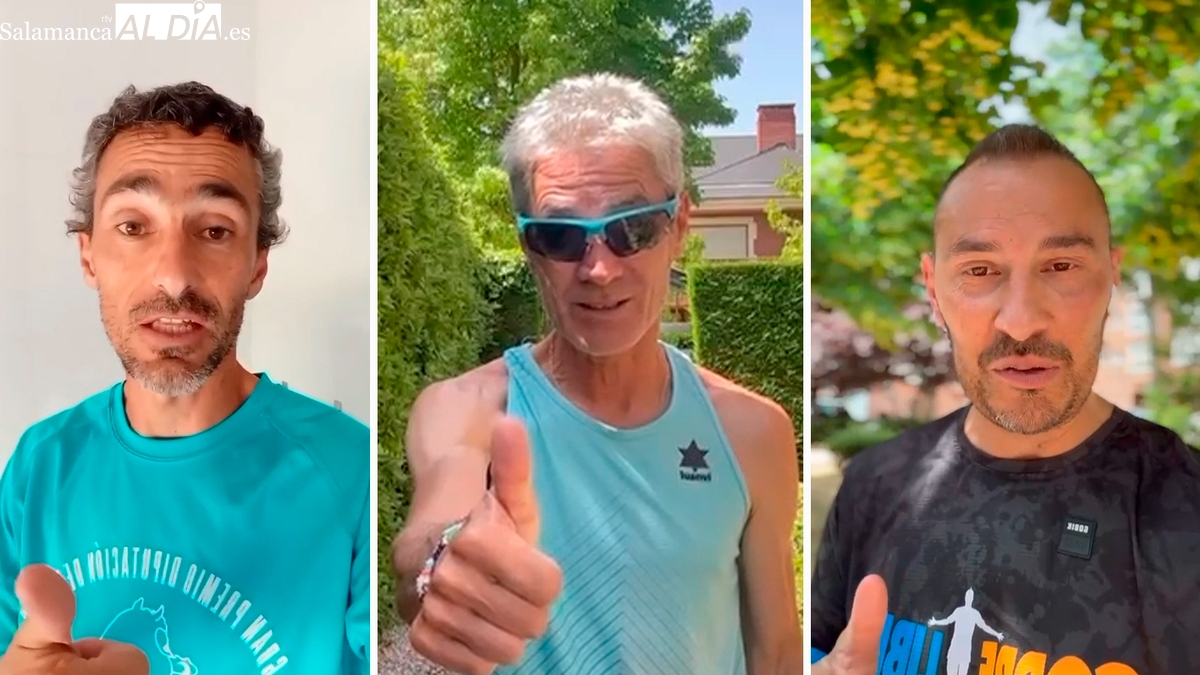 Carrera solidaria Aldeadávila con Fiz, España y Martín