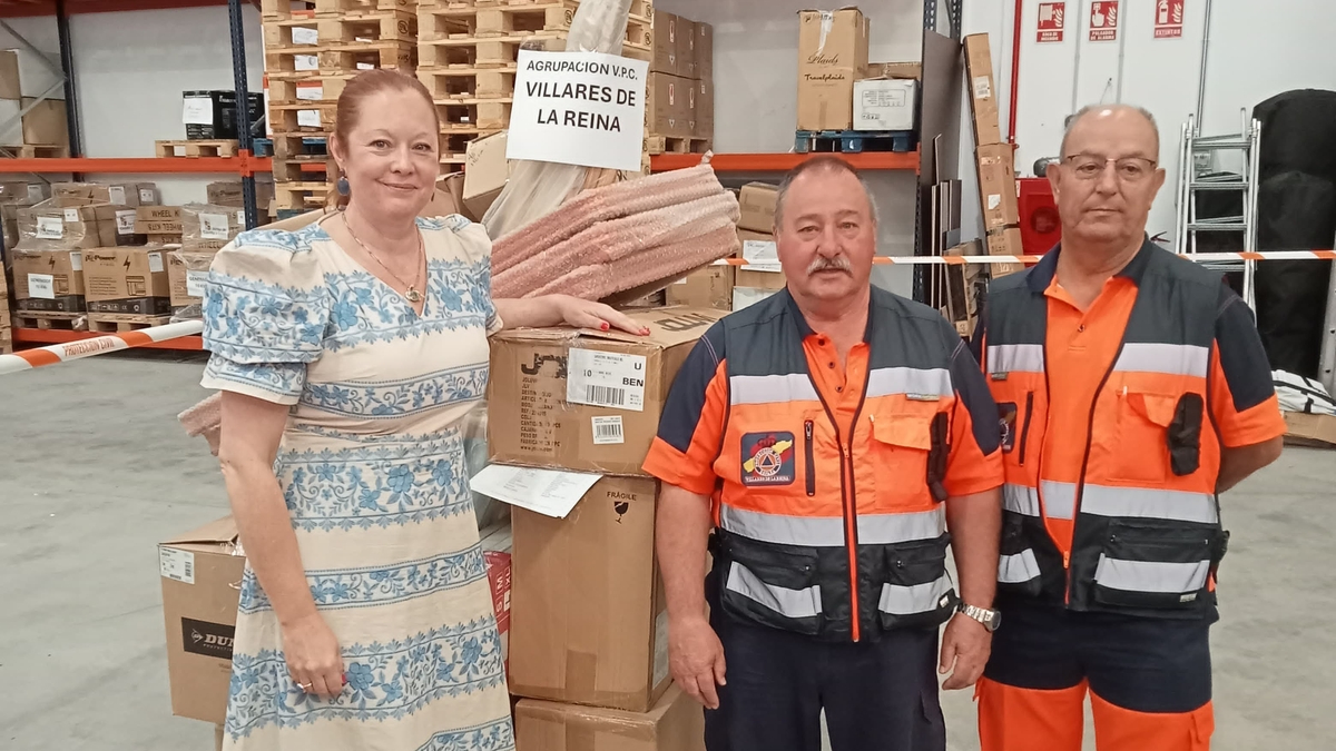 Protección Civil Vitigudino recibe material de la Junta