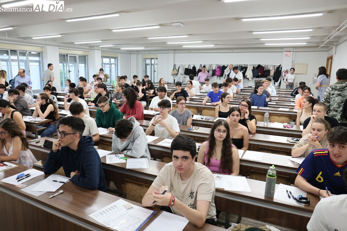 FOTOS | Examen de la PAU en Salamanca