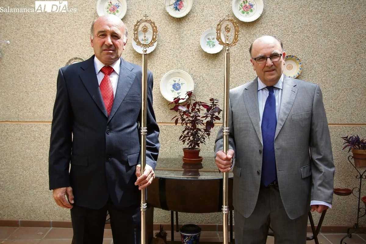 Rogelio Corral Moro y Francisco Martín Martín, mayordomos del Corpus 2025 / CORRAL