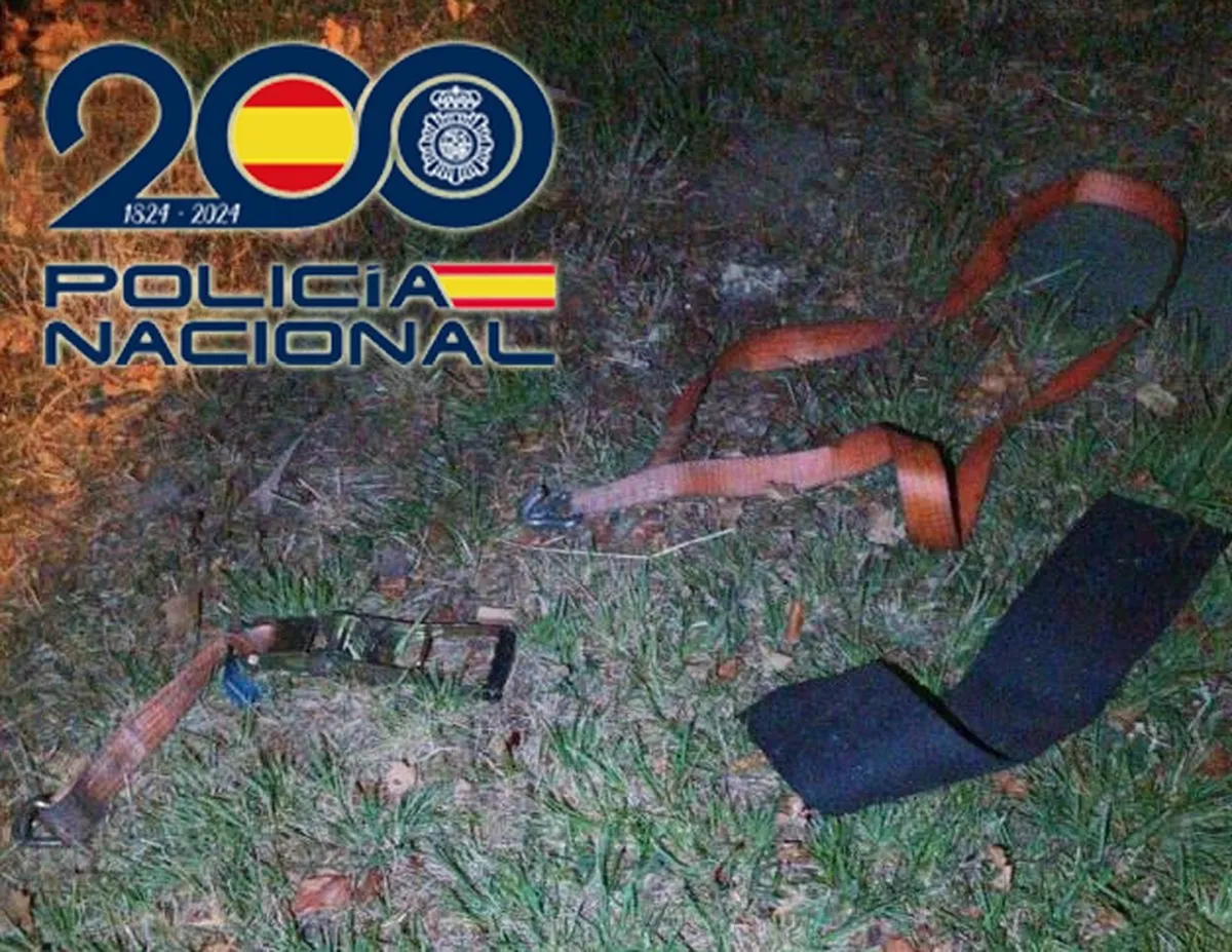 Foto de este intervención facilitada por la Policía Nacional de Salamanca
