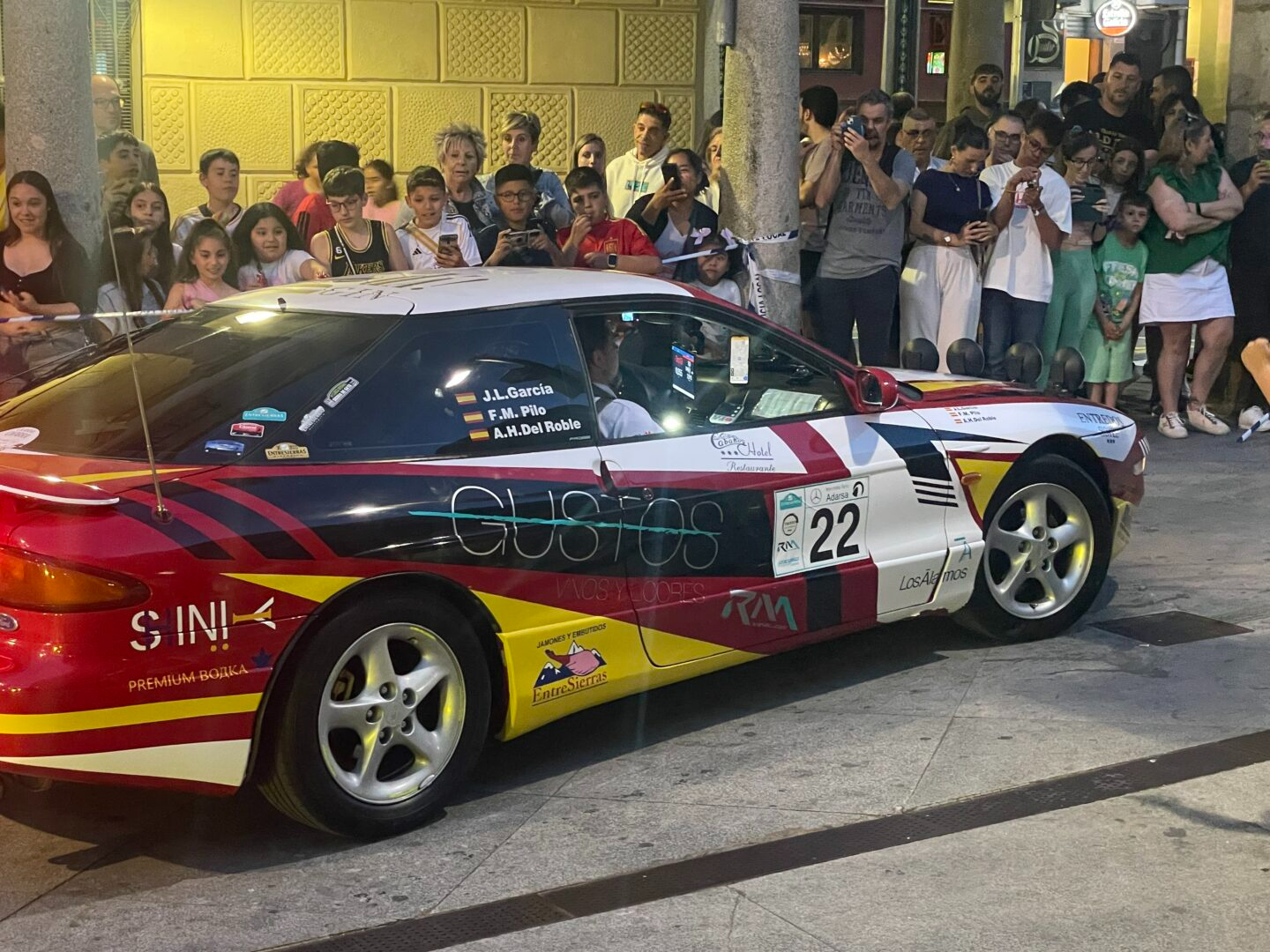 Salida del Rally Entresierras Histórico