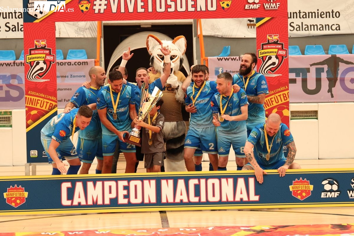 Fútbol sala Salamanca: Paradinas en la final nacional