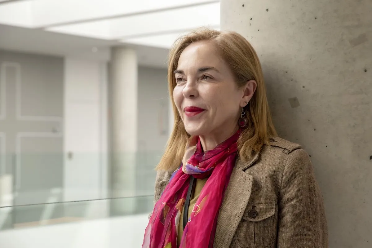 Elena Villegas nos habla desde el edificio I D de la USAL | FOTOS: Carmen Borrego 