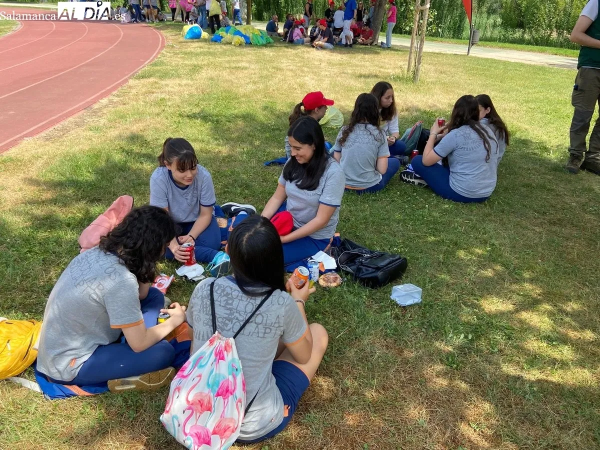 Jornada de recogida de residuos en la ribera del río Tormes, junto al emblemático Puente Romano. Foto de Vanesa Martins