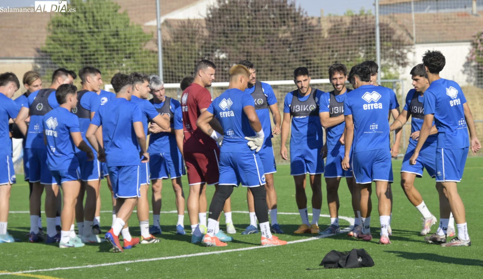 Unionistas continua su preparación. Así ha sido el segundo entrenamiento con Riera al mando