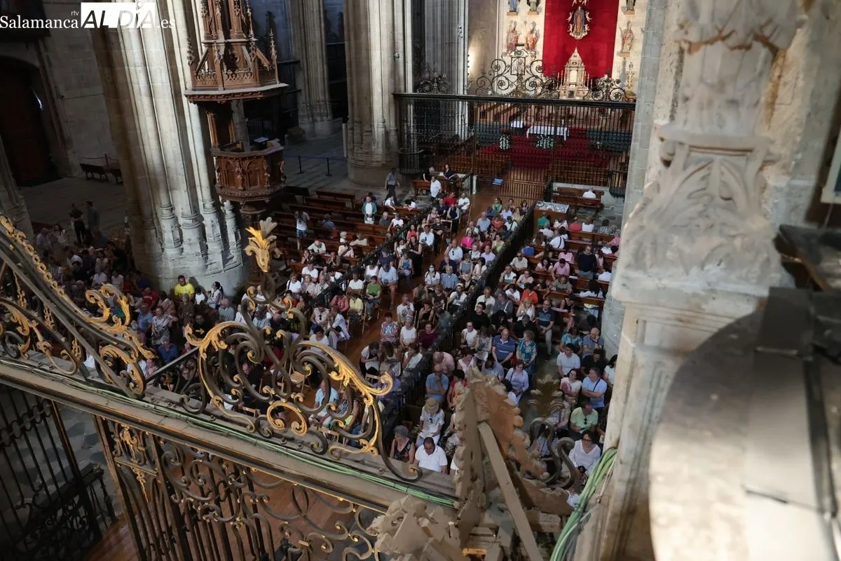 Concierto del prestigioso organista italiano Francesco di Lernia en la Catedral Nueva de Salamanca. Fotos: David Sañudo