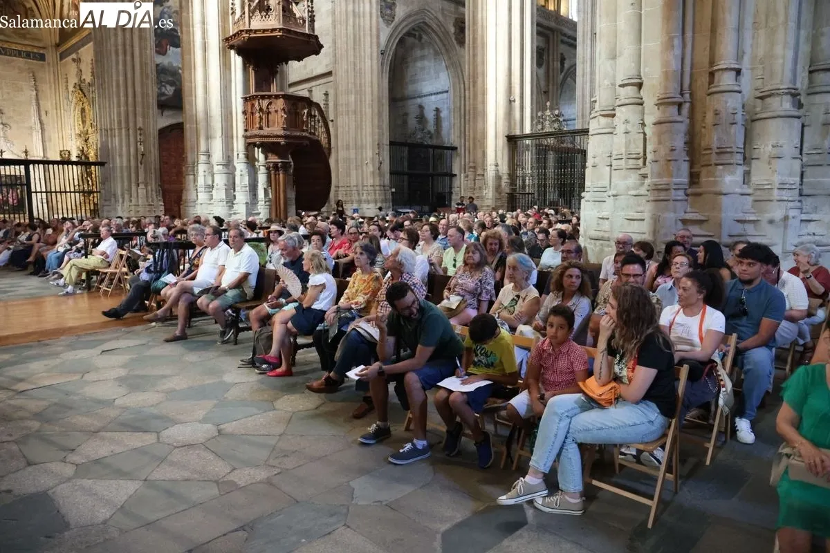 Concierto del prestigioso organista italiano Francesco di Lernia en la Catedral Nueva de Salamanca. Fotos: David Sañudo