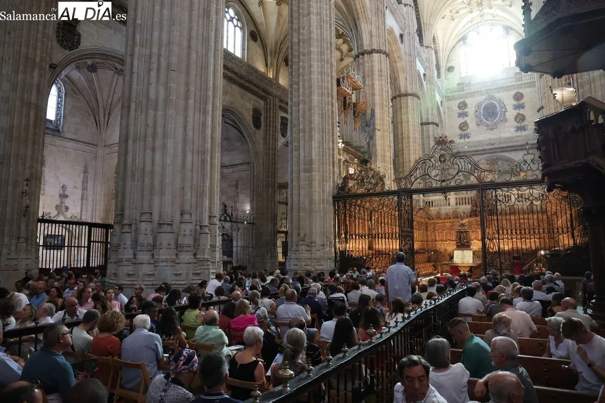 Concierto del prestigioso organista italiano Francesco di Lernia en la Catedral Nueva de Salamanca. Fotos: David Sañudo
