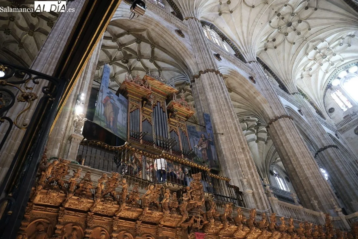 Concierto del prestigioso organista italiano Francesco di Lernia en la Catedral Nueva de Salamanca. Fotos: David Sañudo