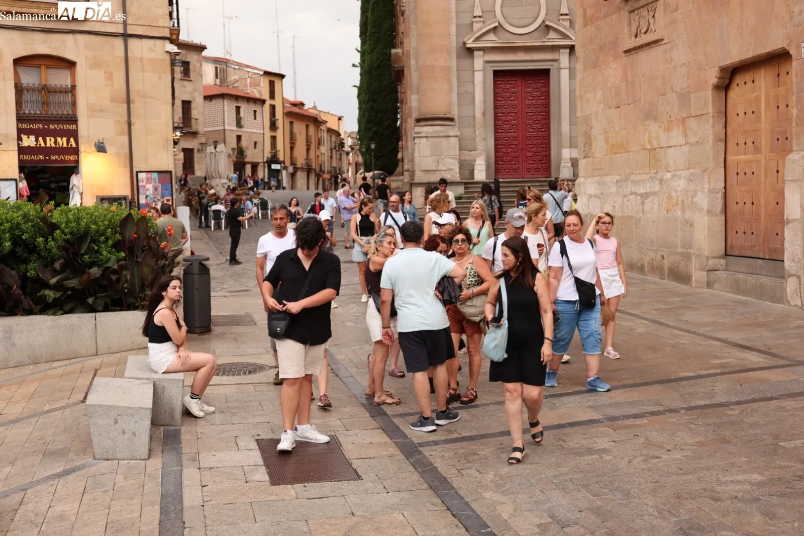 Ambiente en el centro de Salamanca | Foto: David Sañudo