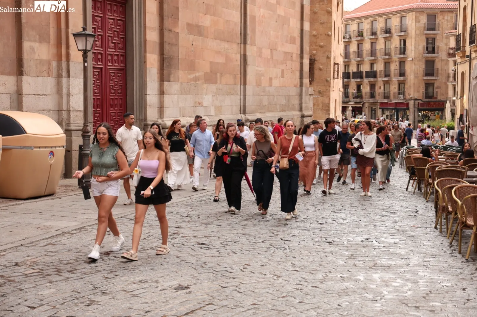 Ambiente en el centro de Salamanca | Foto: David Sañudo