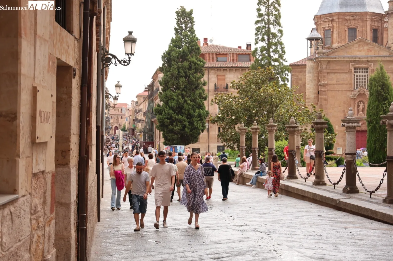 Ambiente en el centro de Salamanca | Foto: David Sañudo