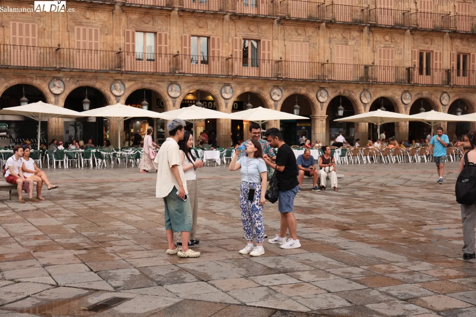 Ambiente en el centro de Salamanca | Foto: David Sañudo
