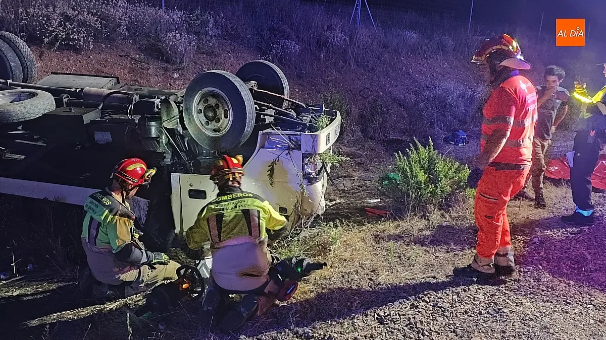 Accidente A/ 62 a la altura de La Fuente de San Esteban