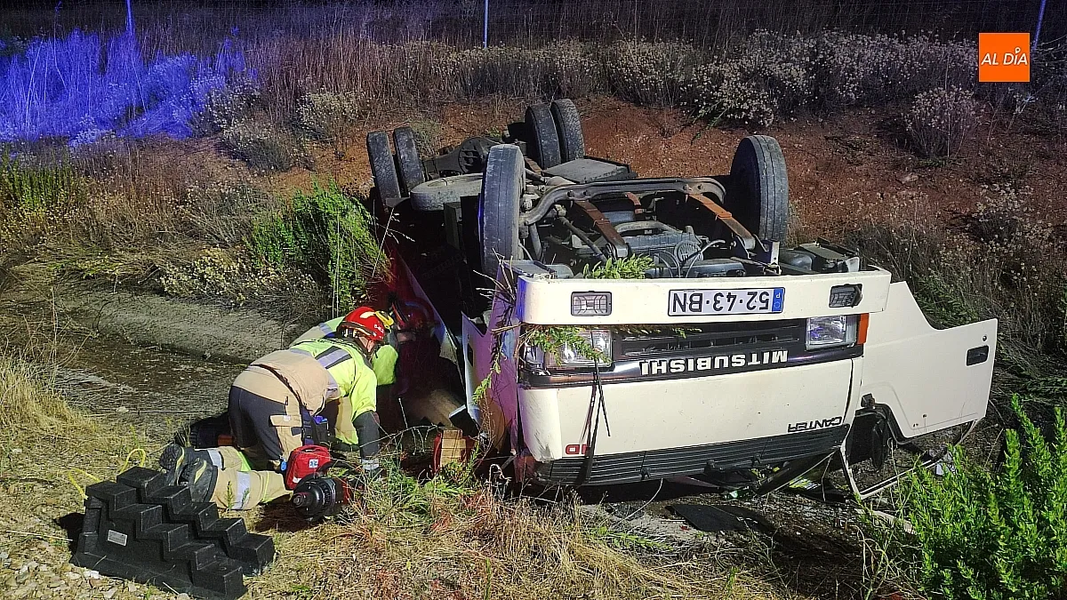 Accidente A/ 62 a la altura de La Fuente de San Esteban