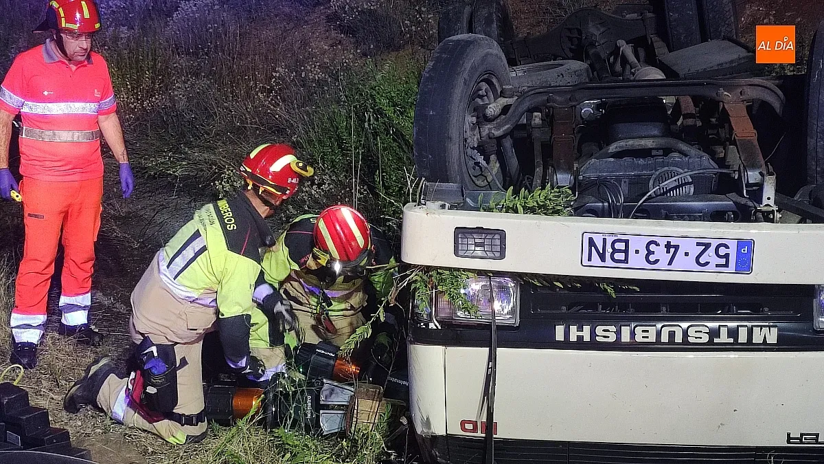 Accidente A/ 62 a la altura de La Fuente de San Esteban