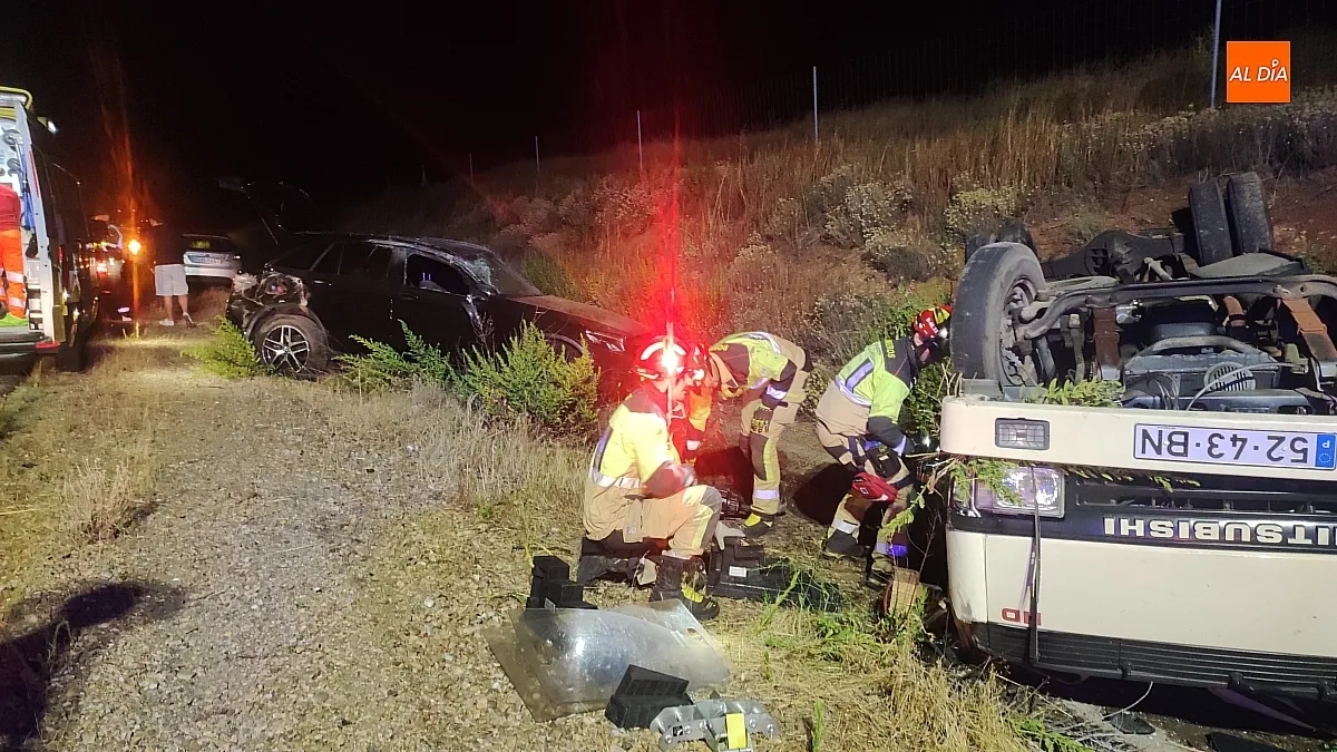 Accidente A/ 62 a la altura de La Fuente de San Esteban