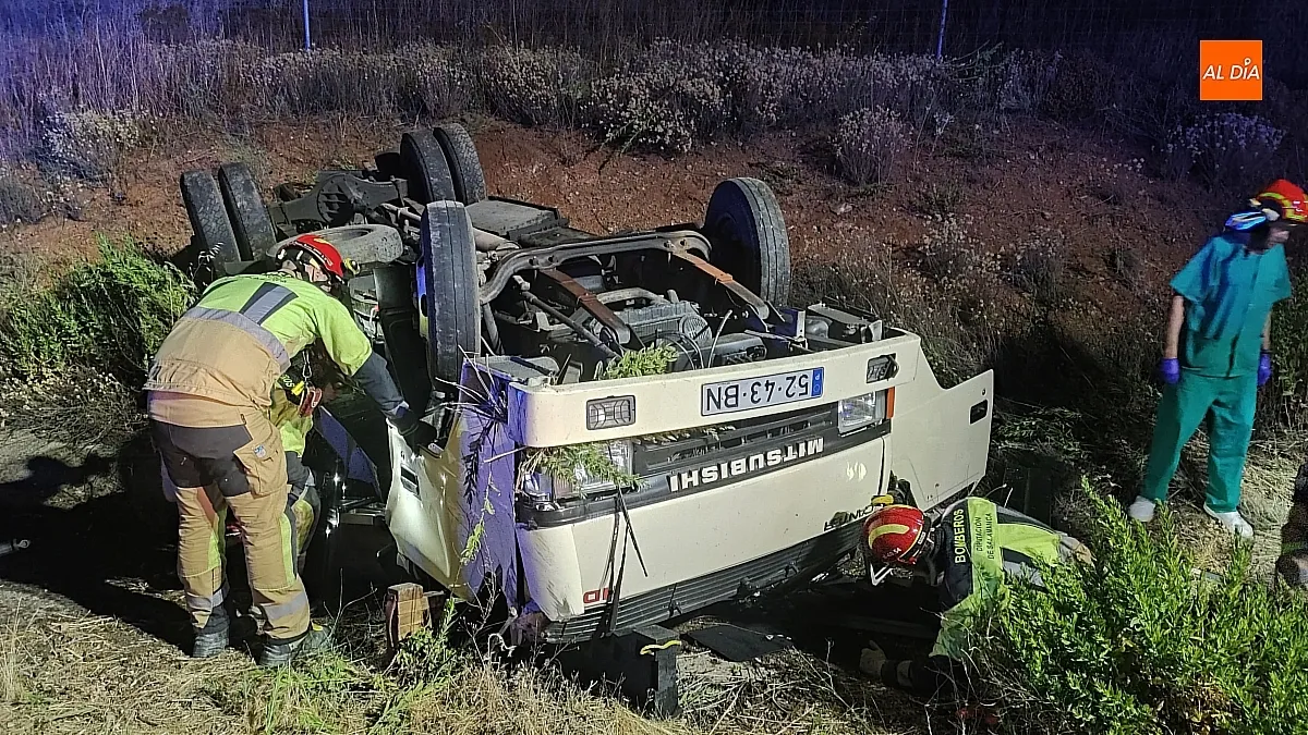 Accidente A/ 62 a la altura de La Fuente de San Esteban