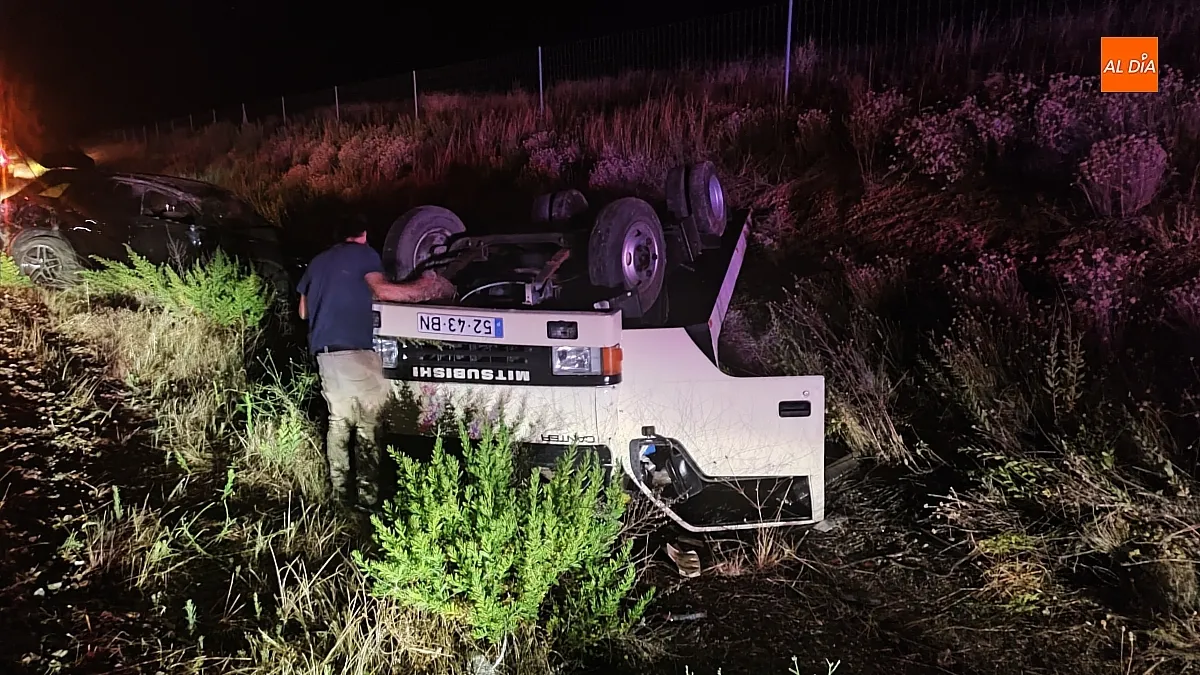 Accidente A/ 62 a la altura de La Fuente de San Esteban