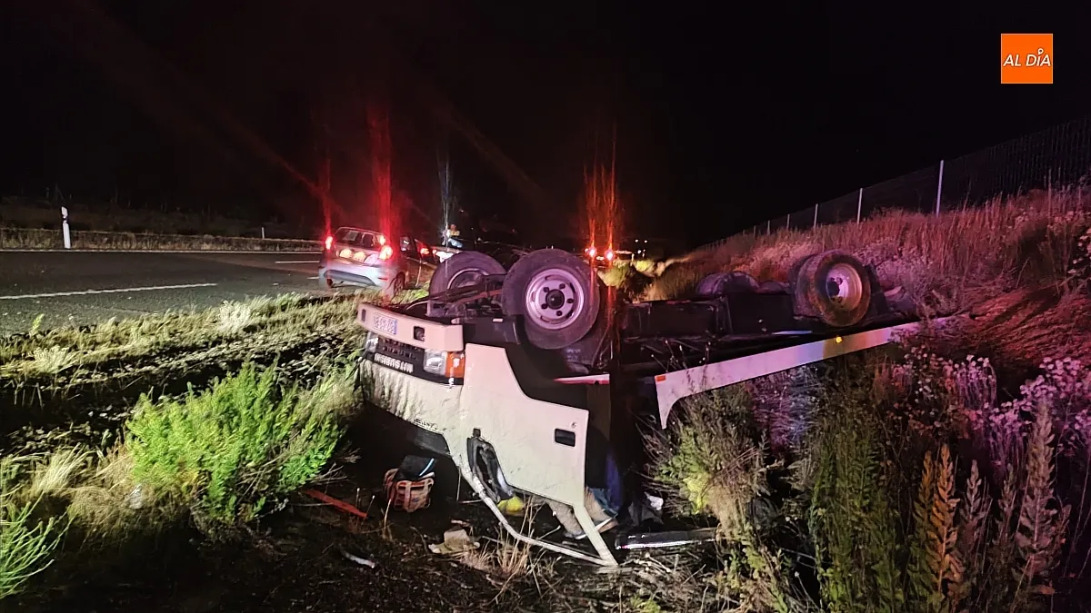 Accidente A/ 62 a la altura de La Fuente de San Esteban