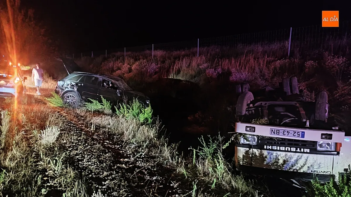 Accidente A/ 62 a la altura de La Fuente de San Esteban
