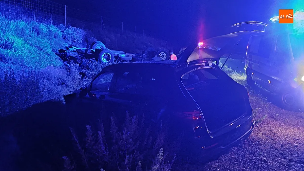 Accidente A/ 62 a la altura de La Fuente de San Esteban