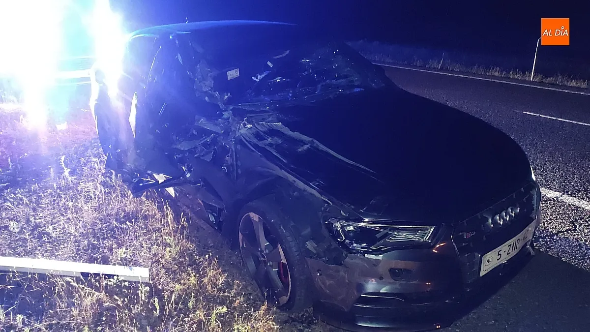 Accidente A/ 62 a la altura de La Fuente de San Esteban