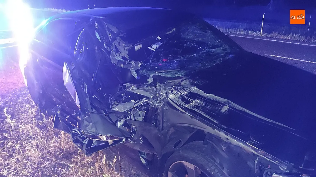 Accidente A/ 62 a la altura de La Fuente de San Esteban