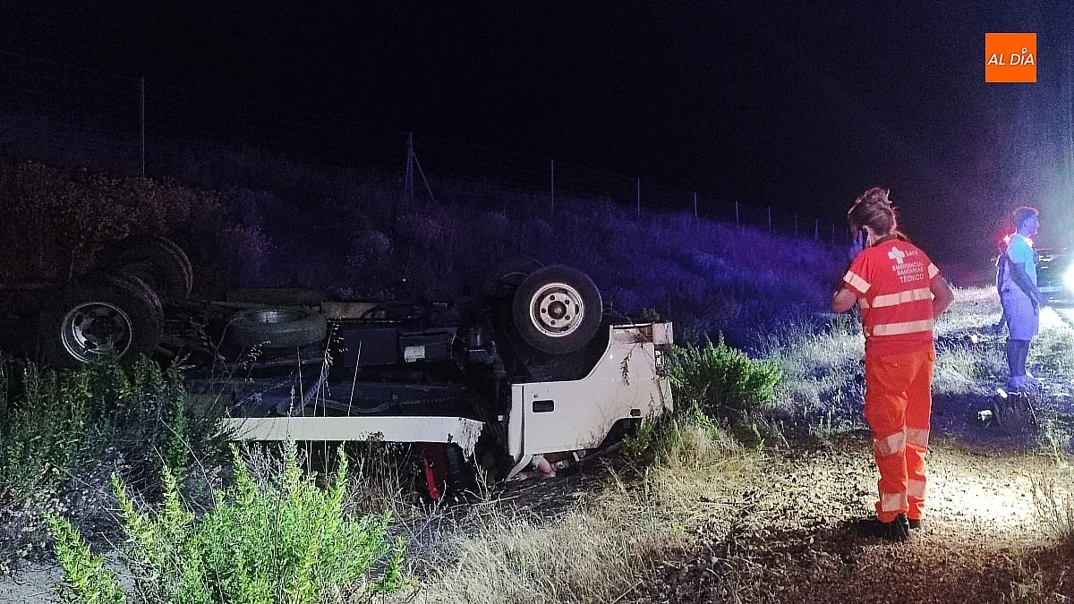 Accidente A/ 62 a la altura de La Fuente de San Esteban