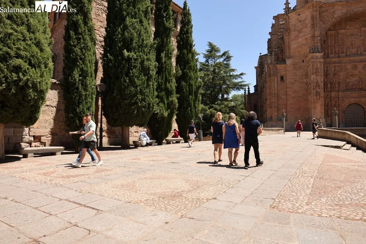 Ambiente en el centro de Salamanca este sábado 19 de julio. Fotos: David Sañudo