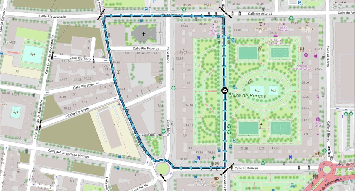 Cortes de tráfico en Salamanca por la Carrera Popular del barrio de Capuchinos
