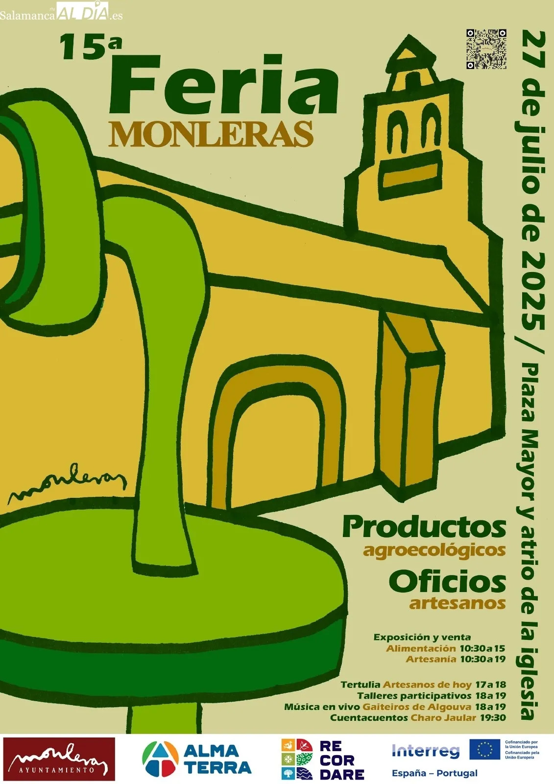 Foto 6 - La Feria de Artesan&iacute;a y Agroecolog&iacute;a de Monleras cobra un especial realce en el marco de la cooperaci&oacute;n transfronteriza